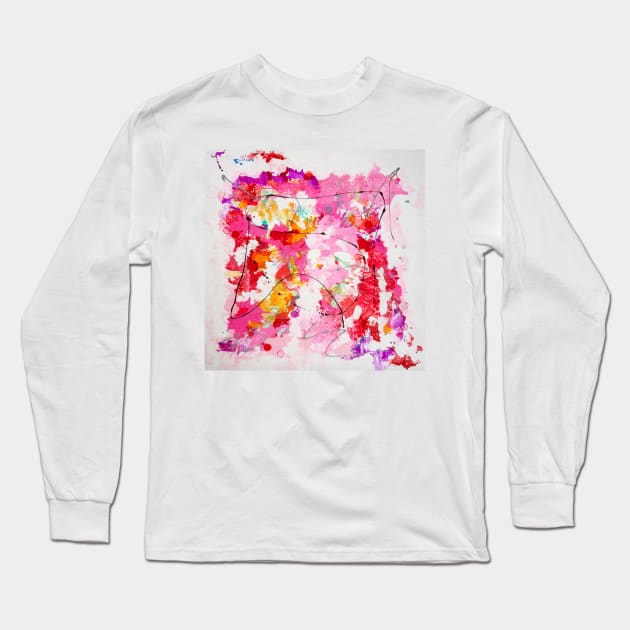 I'm Having a Hot Flash - My Original Art Long Sleeve T-Shirt by MikeMargolisArt